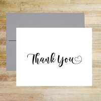 Thank You Note Cards, Set of 10