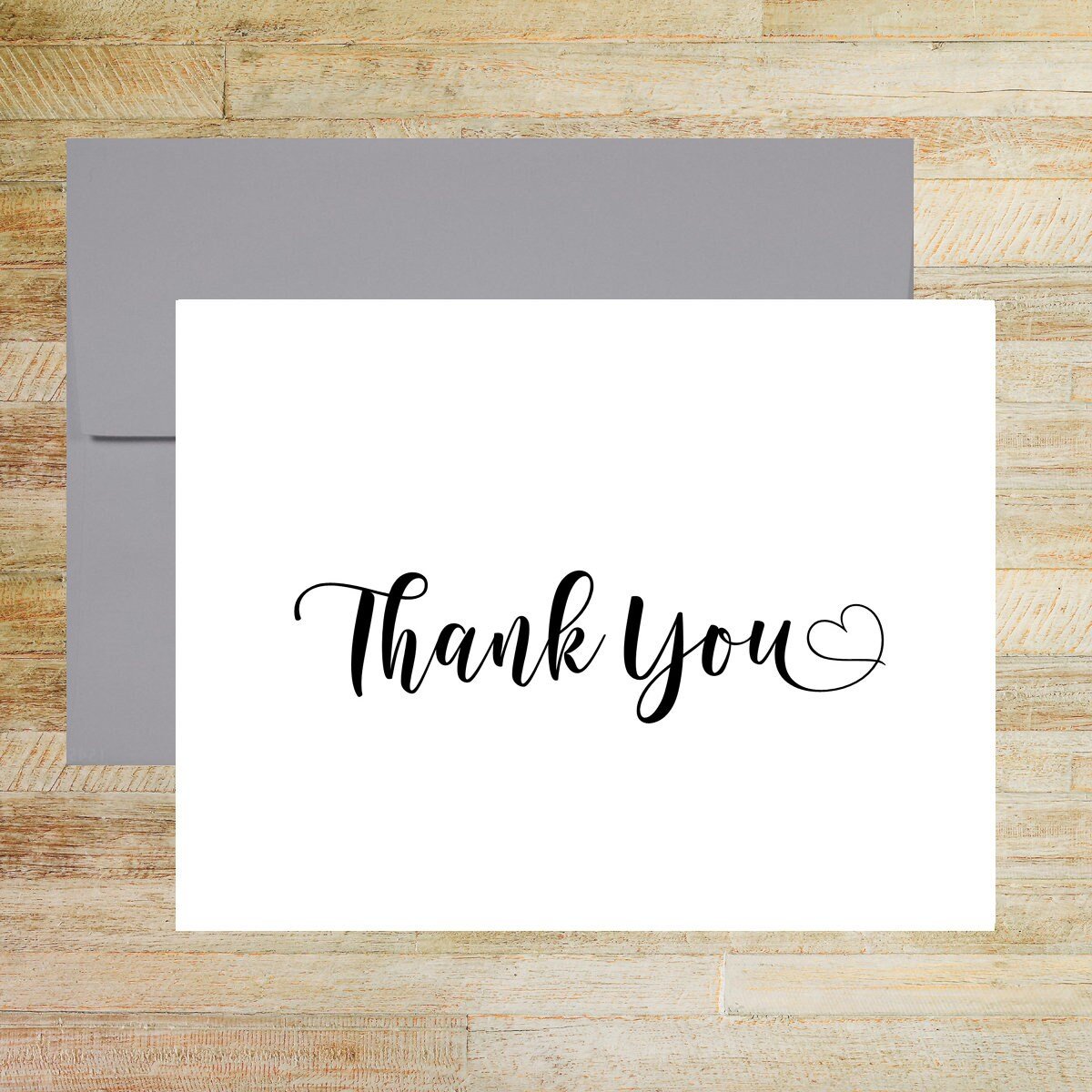 Thank You Note Cards, Set of 10