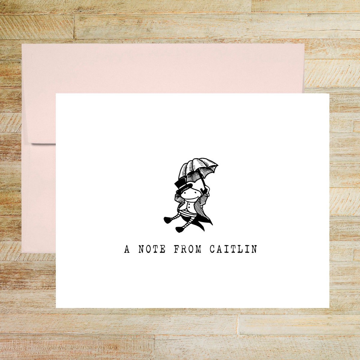 Cartoon Animals Note Cards for Kids, Set of 10