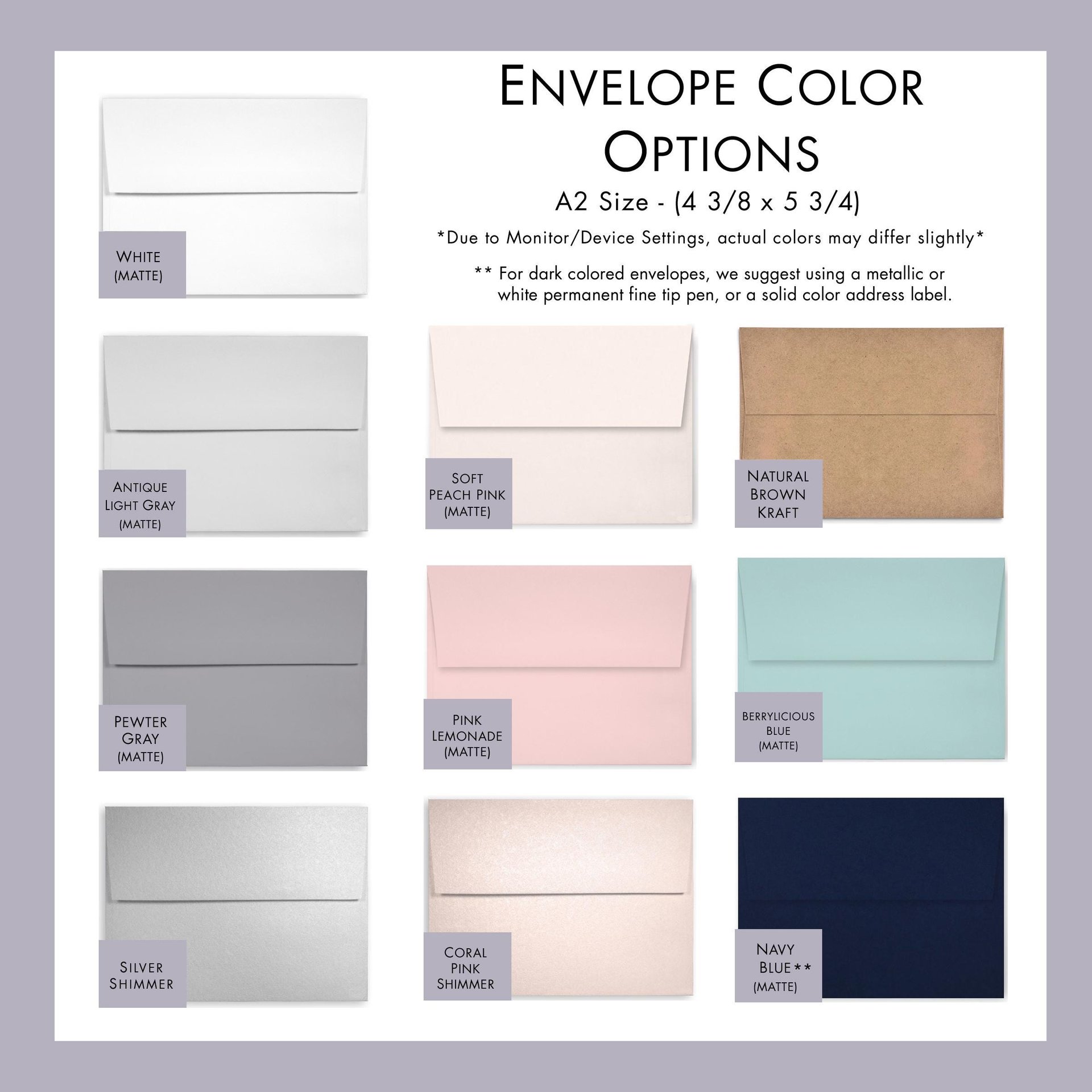 A Note From Personalized Stationery - Set of 25 Flat Cards