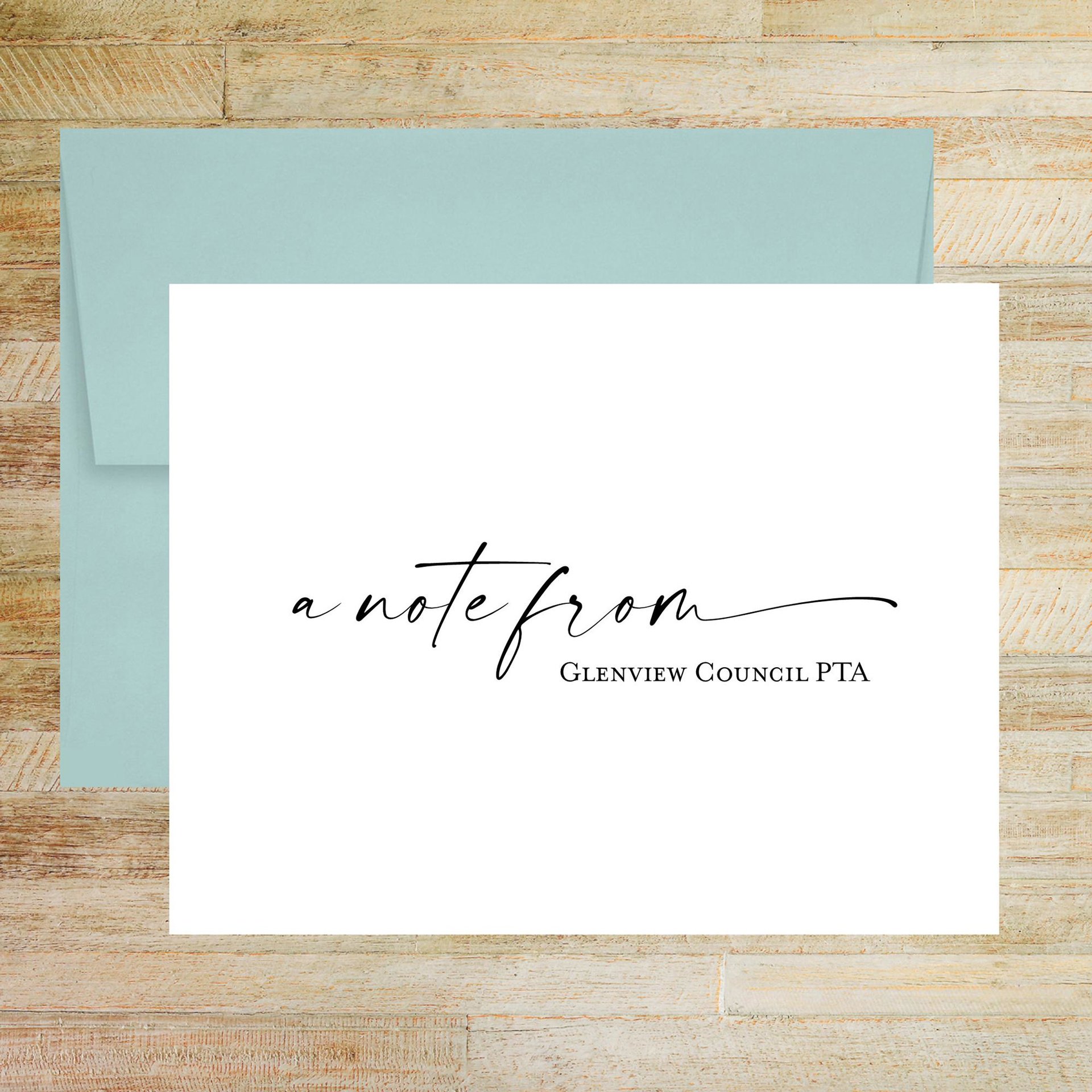 A Note From Personalized Stationery - Set of 10 Folded Cards